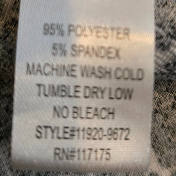 Susan Graver Zip Front Houndstooth Vest Black/White Sleeveless Core Classic Sz S - Picture 10 of 10